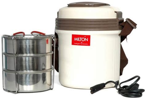 electric milton tiffin boxes|electric tiffin box 3 containers.